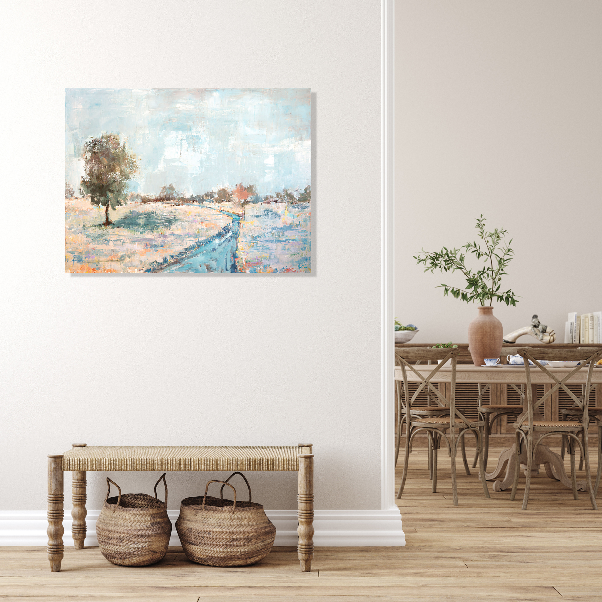 Spring Rain Artist Enhanced Canvas Print by John Beard Collection - product image 4 for Resin Society
