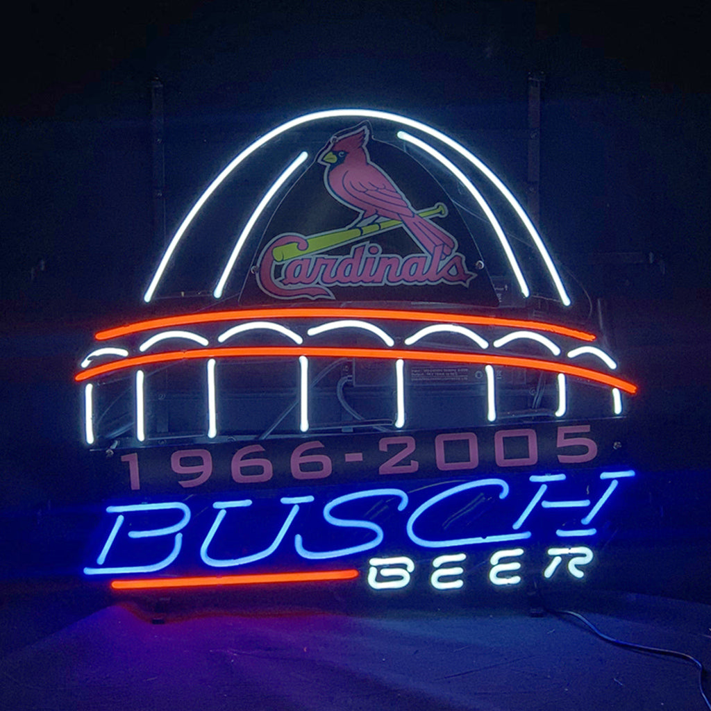 St.Louis Cardinals 1966-2005 Busch Beer Neon Signs by Neon Signs Land - product image 2 for Resin Society