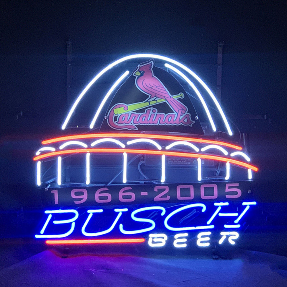 St.Louis Cardinals 1966-2005 Busch Beer Neon Signs by Neon Signs Land - main product image for Resin Society