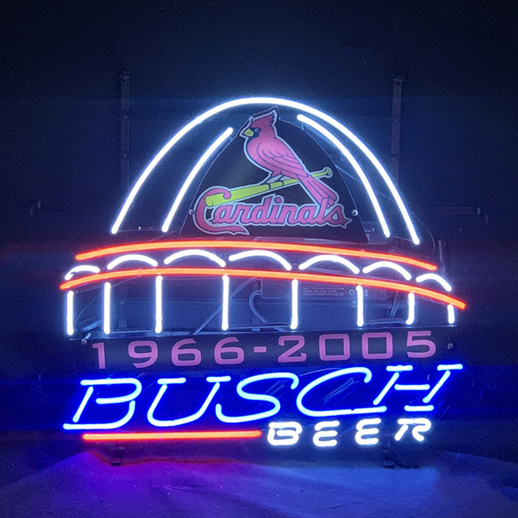 St.Louis Cardinals 1966-2005 Busch Beer Neon Signs by Neon Signs Land - main product image for Resin Society