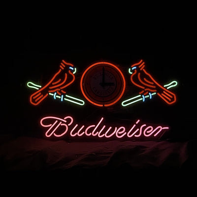 St. Louis Cardinals with Budweiser Neon Signs Light by Neon Signs Land - product image 2 for Resin Society