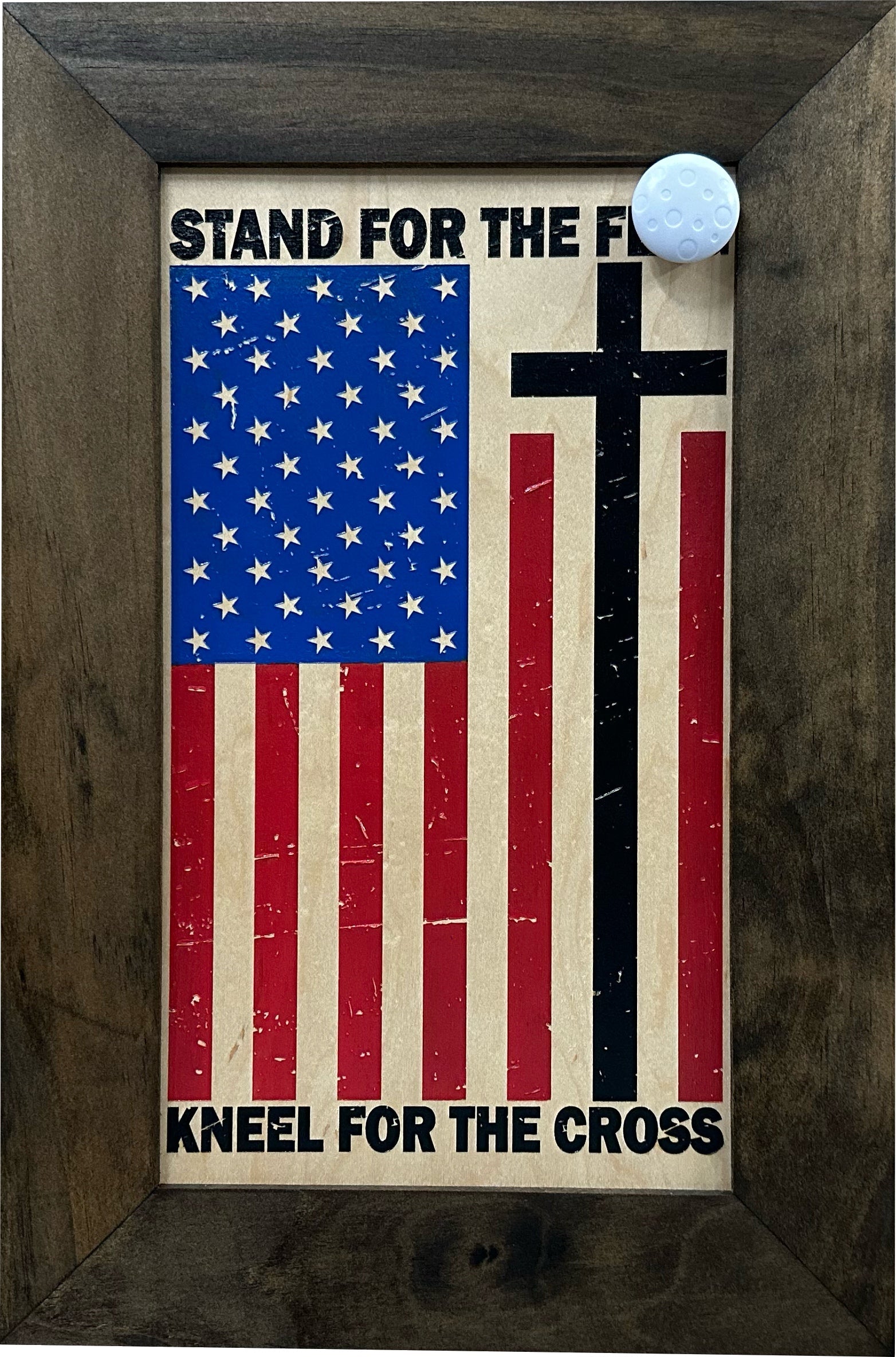 American Flag Hidden Gun Storage Cabinet by Bellewood Designs - product image 11 for Resin Society