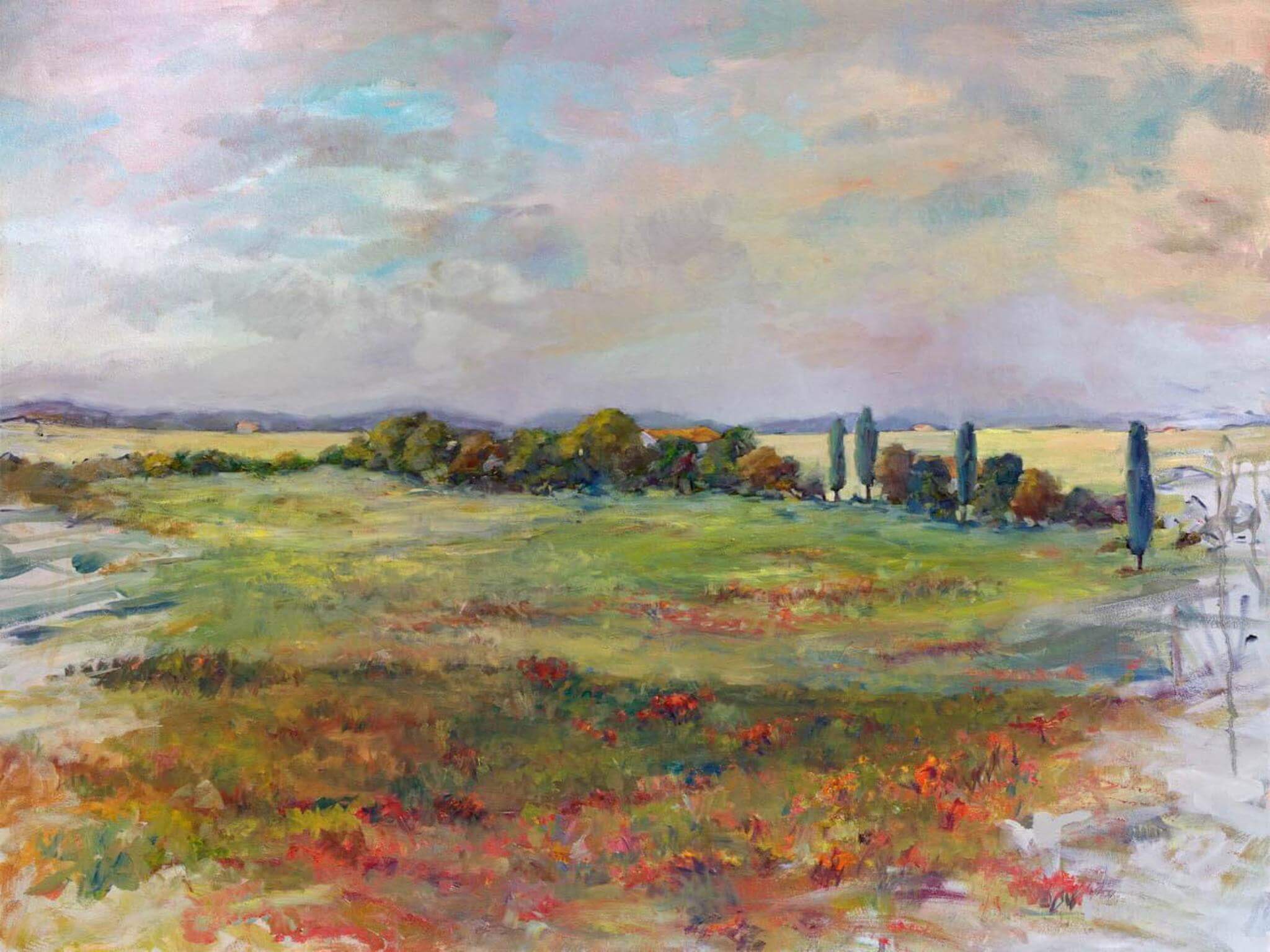 Stans Landscape 40x60 Artist Enhanced Canvas Print by John Beard Collection - main product image for Resin Society