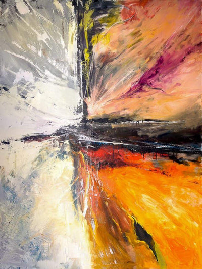 Starburst Artist Enhanced Canvas Print by John Beard Collection - main product image for Resin Society