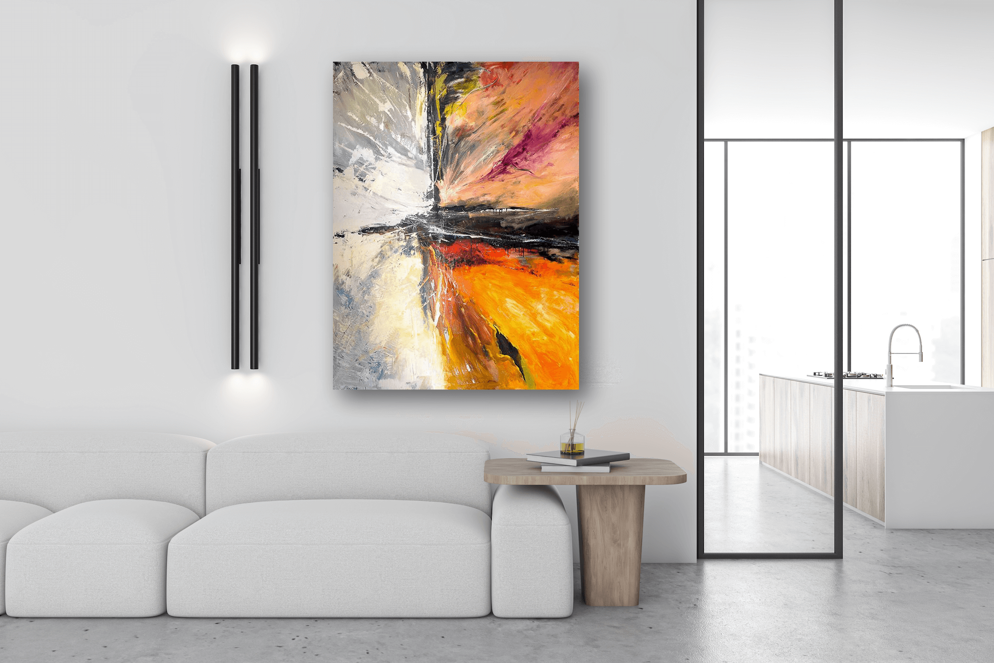 Starburst Artist Enhanced Canvas Print by John Beard Collection - product image 3 for Resin Society