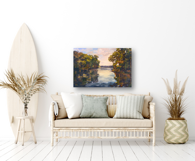 Still Water Artist Enhanced Canvas Print by John Beard Collection - product image 2 for Resin Society