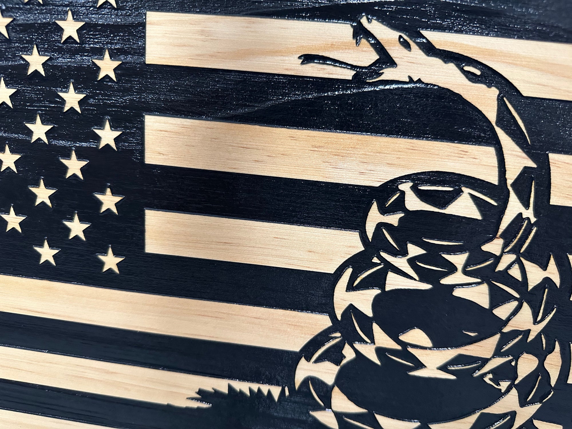 Dont Tread on Me Concealment Shelf by Bellewood Designs - product image 7 for Resin Society