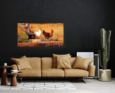 Struttin His Stuff Artist Enhanced Canvas Print by John Beard Collection - product image 4 for Resin Society