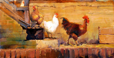 Struttin His Stuff Artist Enhanced Canvas Print by John Beard Collection - main product image for Resin Society