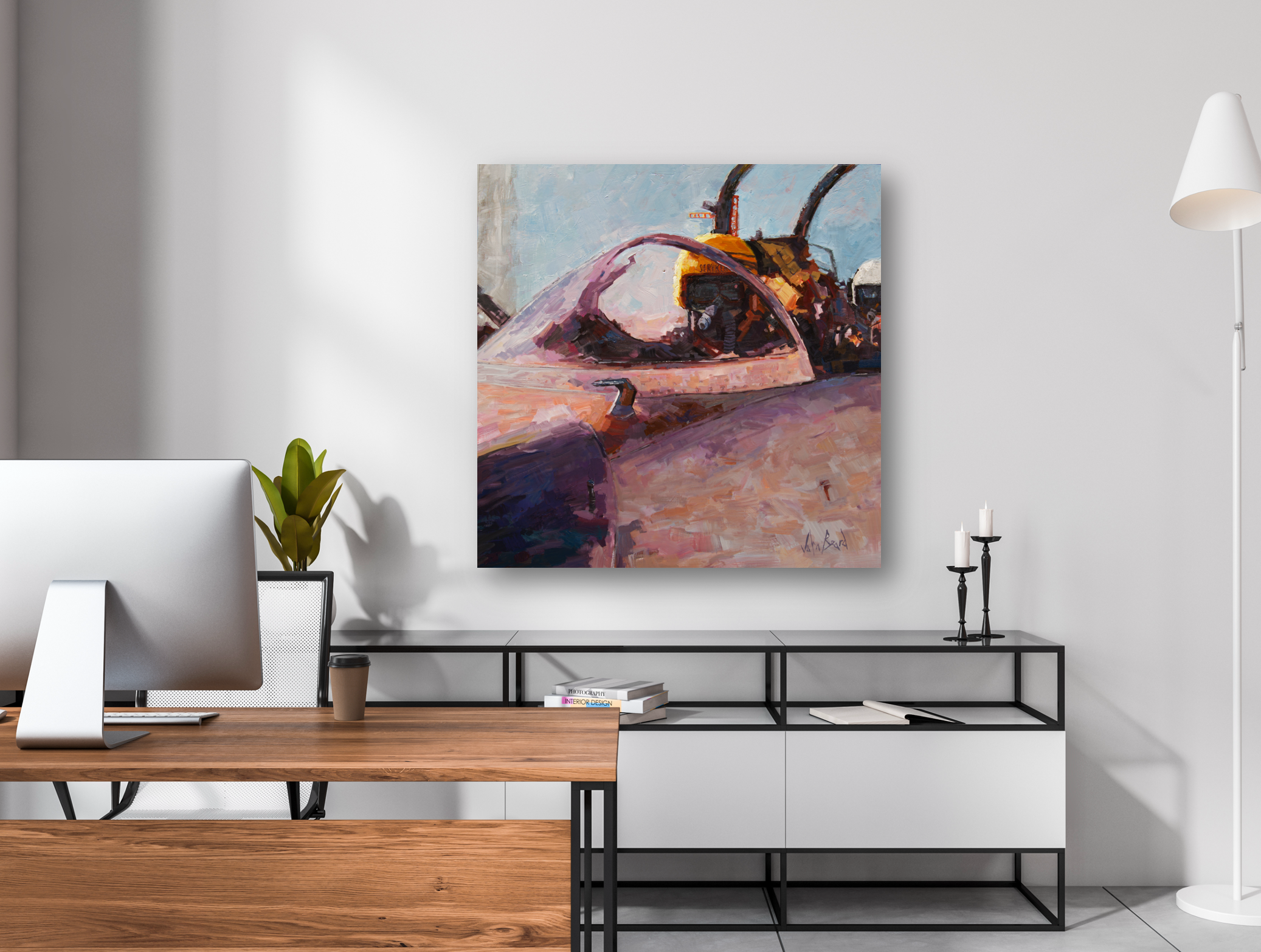 Stryker Artist Canvas Enhanced Print by John Beard Collection - product image 3 for Resin Society