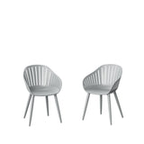 Nassau Resin and Aluminum Chairs - 4 Piece by LifestyleGarden US - product image 9 for Resin Society