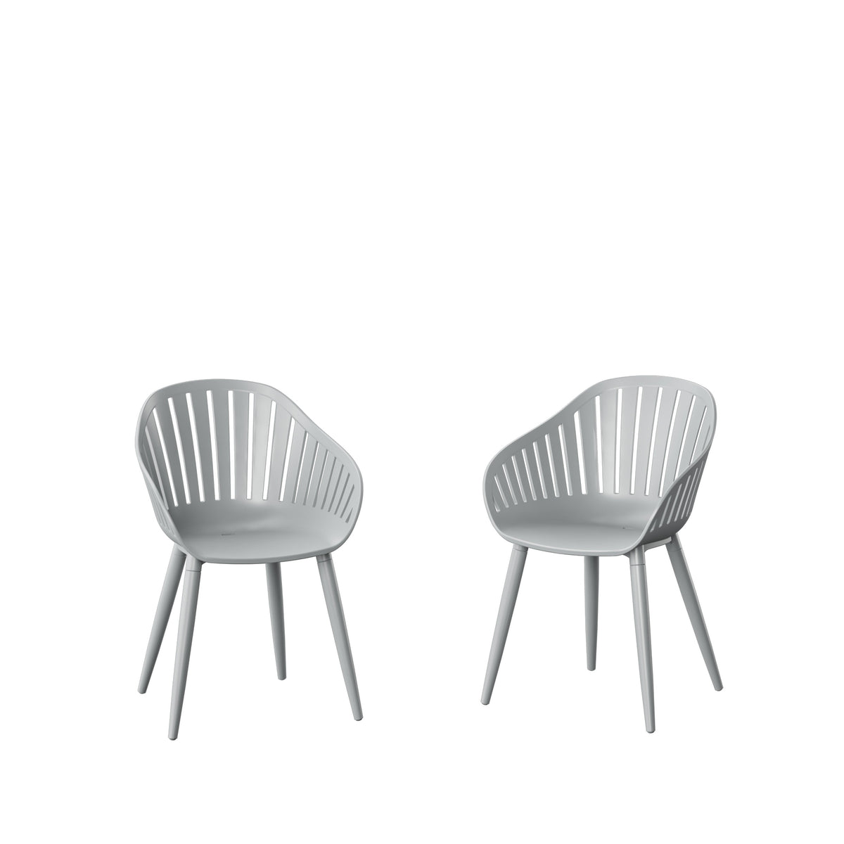 Nassau Resin and Aluminum Chairs - 4 Piece by LifestyleGarden US - product image 9 for Resin Society
