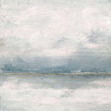 Sultry Breeze 40x40 artist enhanced canvas print showing abstract coastal-inspired artwork in muted twilight tones