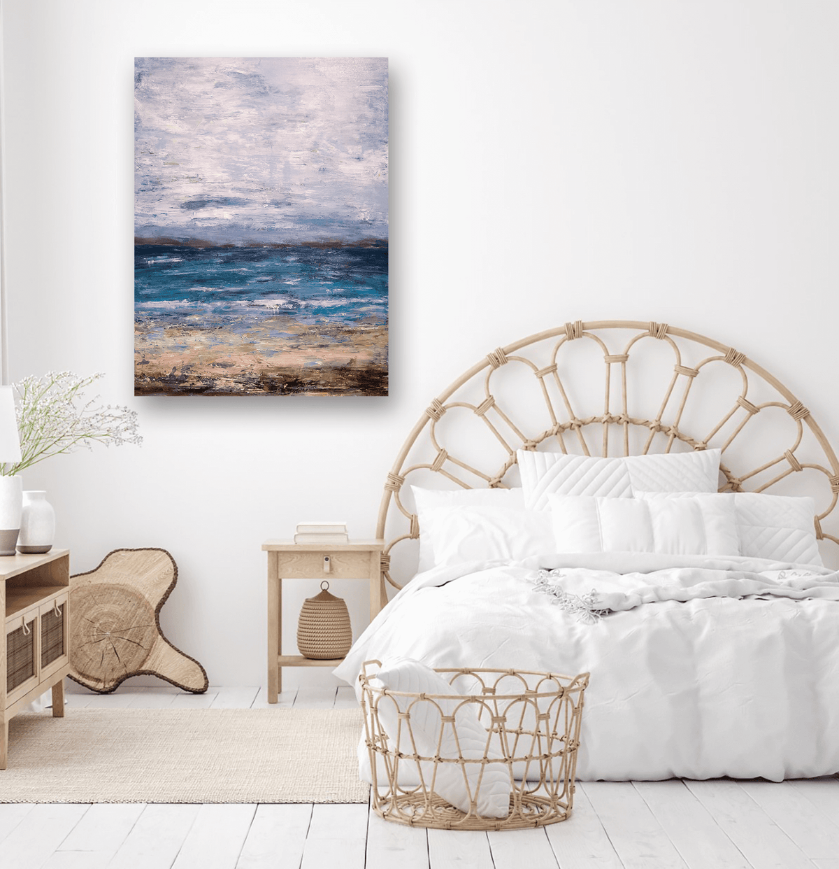 Summer Sky Artist Enhanced Canvas Print by John Beard Collection - product image 3 for Resin Society
