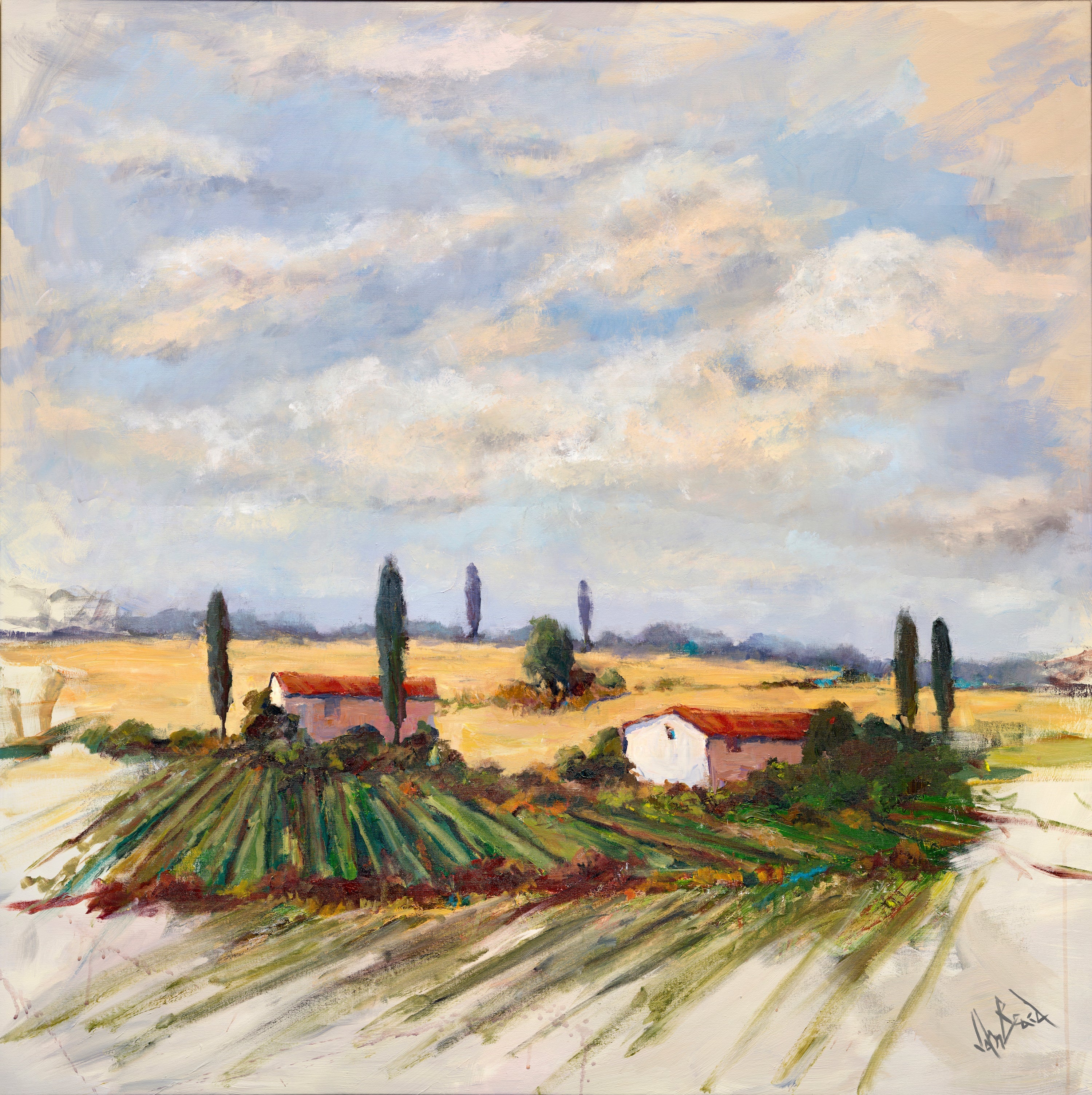 Summer's Harvest Artist Canvas Enhanced Print by John Beard Collection - main product image for Resin Society