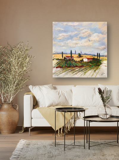 Summer's Harvest Artist Canvas Enhanced Print by John Beard Collection - product image 2 for Resin Society