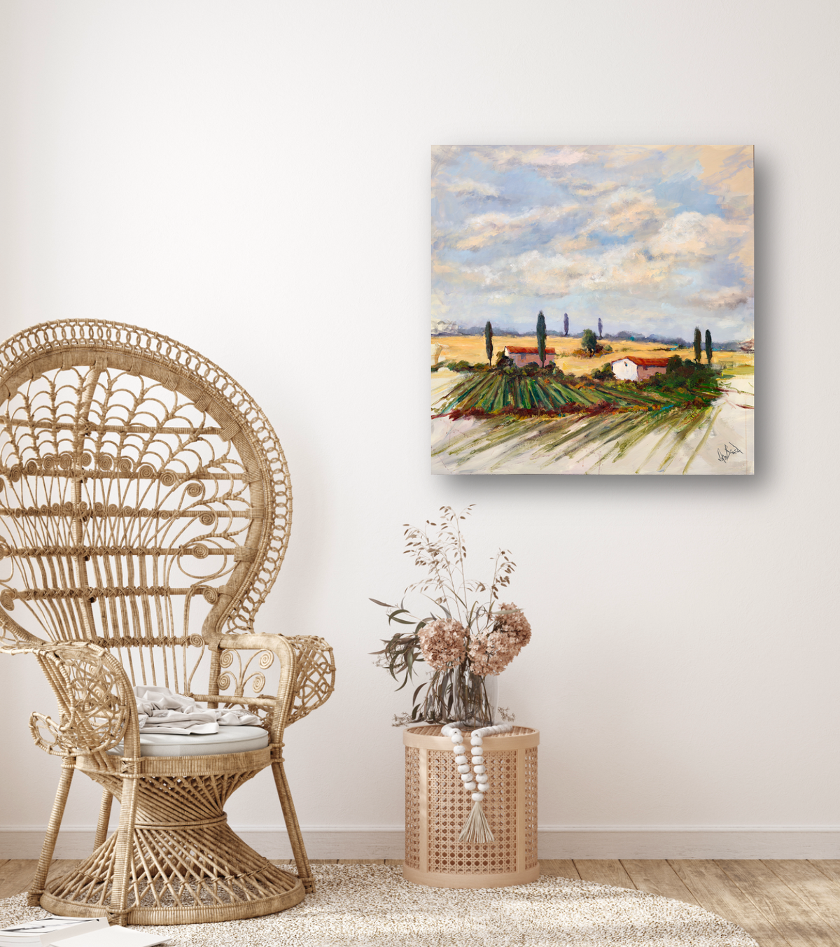 Summer's Harvest Artist Canvas Enhanced Print by John Beard Collection - product image 3 for Resin Society