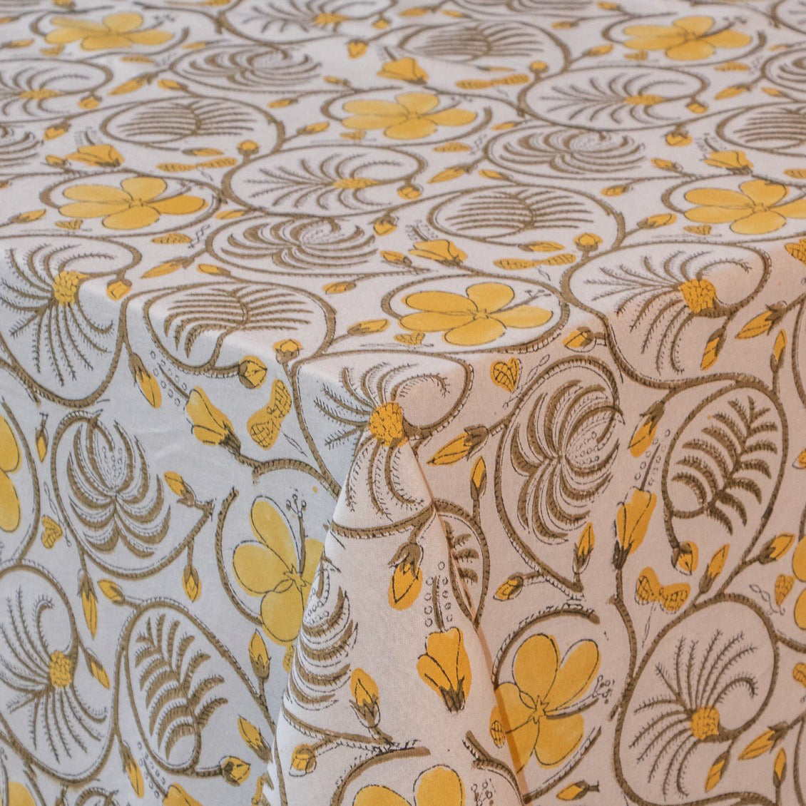 100% Organic Cotton - Summer of Love Tablecloth by Ro'Table - main product image for Resin Society