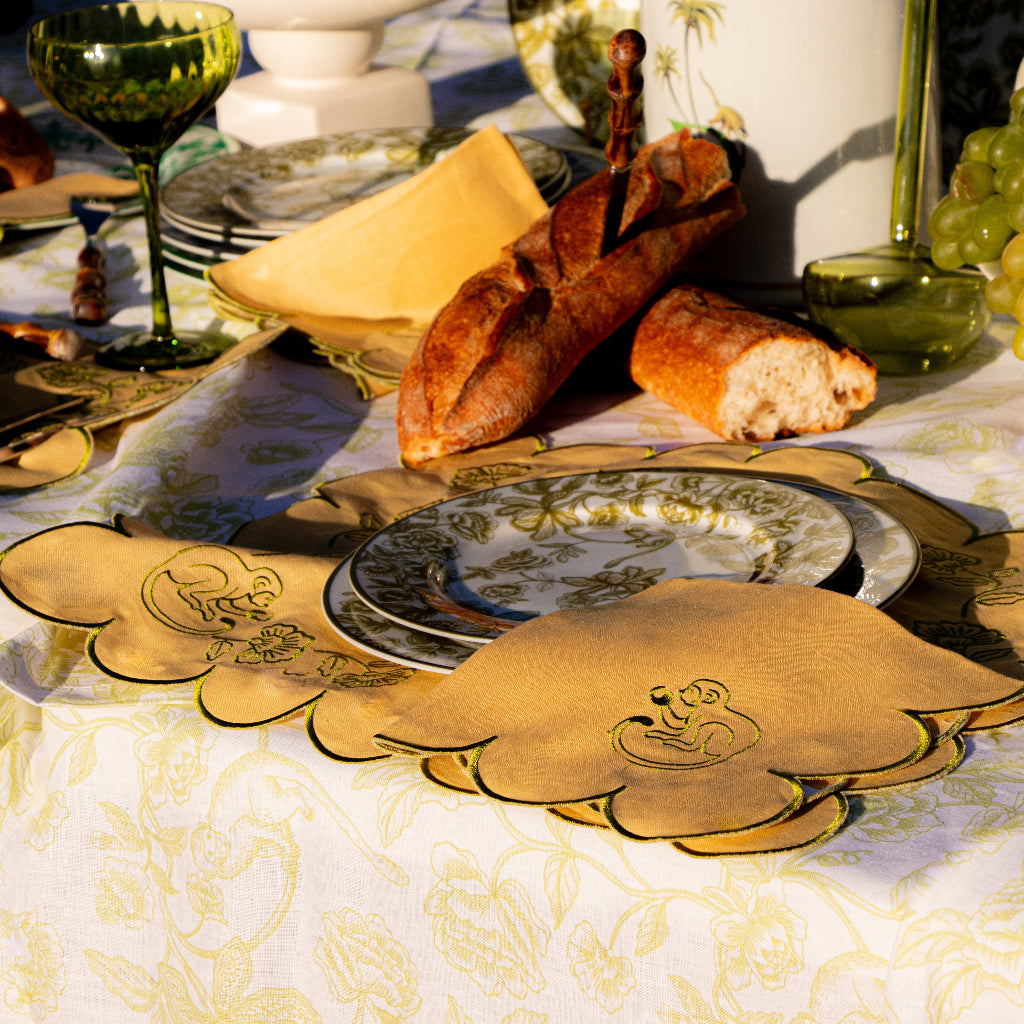 Sunlit Moss Napkin - Set of 4 by Ro'Table - product image 8 for Resin Society