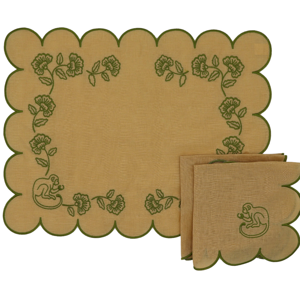 Sunlit Moss Placemat - Set of 4 by Ro'Table - product image 2 for Resin Society