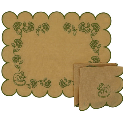 Sunlit Moss Placemat - Set of 4 by Ro'Table - product image 2 for Resin Society