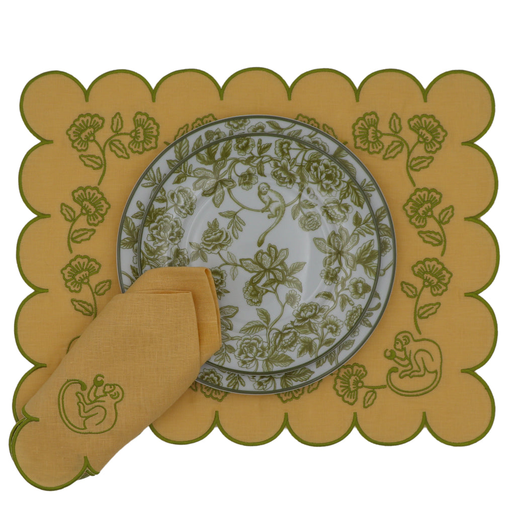 Sunlit Moss Placemat - Set of 4 by Ro'Table - product image 5 for Resin Society