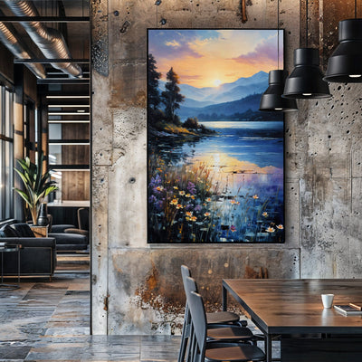 Canvas Print: "Sunset Journey" by Tailored Canvases - product image 2 for Resin Society