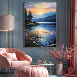 Canvas Print: "Sunset Journey" by Tailored Canvases - main product image for Resin Society