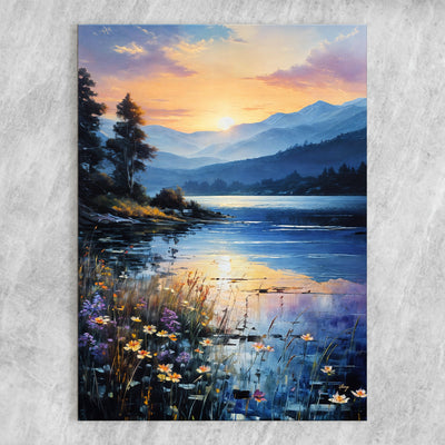 Canvas Print: "Sunset Journey" by Tailored Canvases - product image 5 for Resin Society