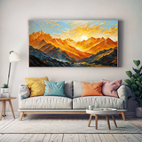 Canvas Print: "Sunset Surge" by Tailored Canvases - main product image for Resin Society