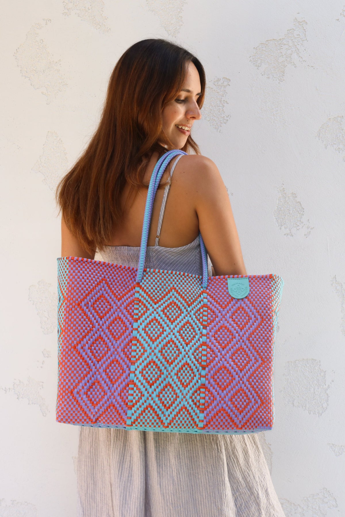 Sunset Woven Super Tote by Tin Marin Brand - product image 8 for Resin Society