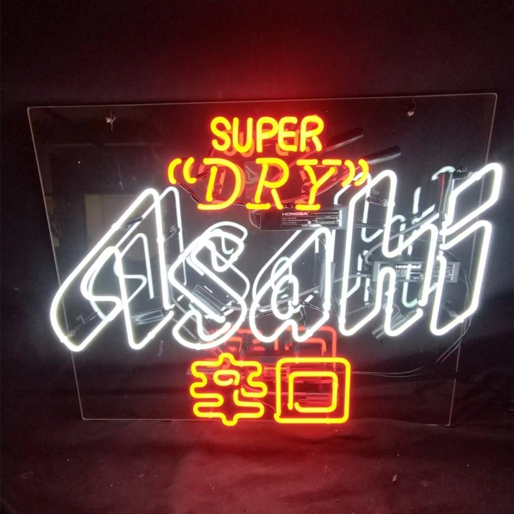 Super Dry Asahi 辛口 Beer Real Neon Sign by Neon Signs Land - main product image for Resin Society