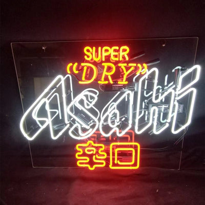 Super Dry Asahi 辛口 Beer Real Neon Sign by Neon Signs Land - main product image for Resin Society
