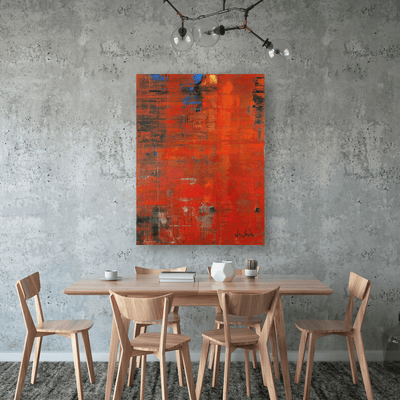 Superman 30x40 Artist Enhanced Canvas Print, White Float Frame