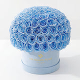 Supreme Light Blue Suede Superdome Box by The Million Roses - main product image for Resin Society