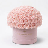 Supreme Light Pink Suede Superdome Box by The Million Roses - main product image for Resin Society