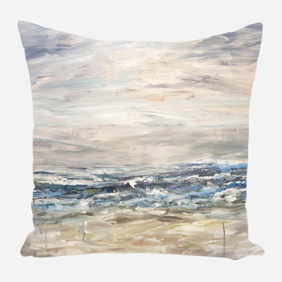 Surfing in the Rain Pillow by John Beard Collection - main product image for Resin Society