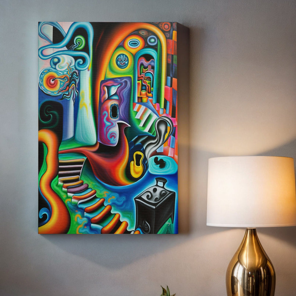 Canvas Print: "Surreal Steps" by Tailored Canvases - main product image for Resin Society