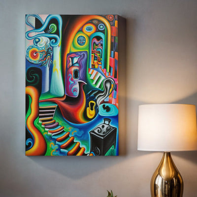 Canvas Print: "Surreal Steps" by Tailored Canvases - main product image for Resin Society