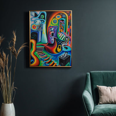 Canvas Print: "Surreal Steps" by Tailored Canvases - product image 3 for Resin Society