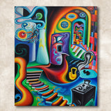 Canvas Print: "Surreal Steps" by Tailored Canvases - product image 4 for Resin Society