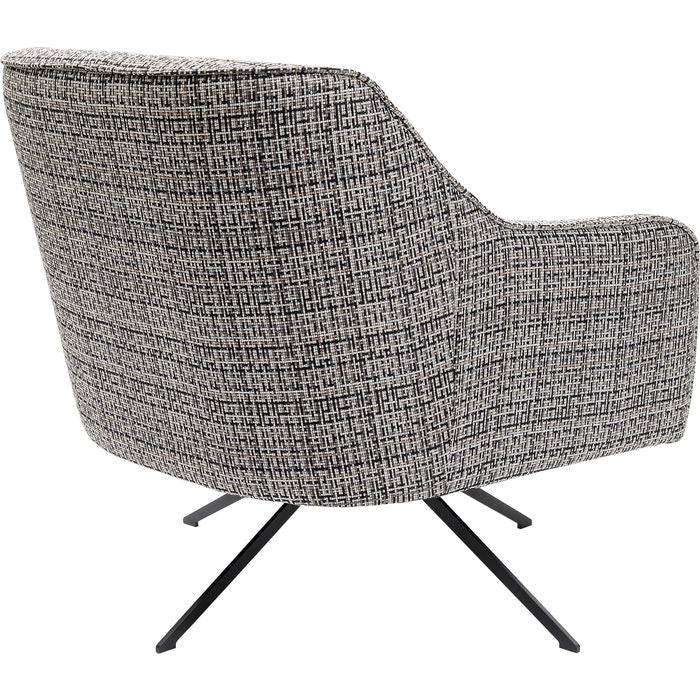 Swivel Armchair Iceland Black White by DEKOR - product image 4 for Resin Society