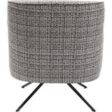 Swivel Armchair Iceland Black White by DEKOR - product image 5 for Resin Society