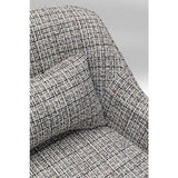 Swivel Armchair Iceland Black White by DEKOR - product image 6 for Resin Society