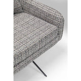 Swivel Armchair Iceland Black White by DEKOR - product image 8 for Resin Society