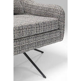 Swivel Armchair Iceland Black White by DEKOR - product image 9 for Resin Society