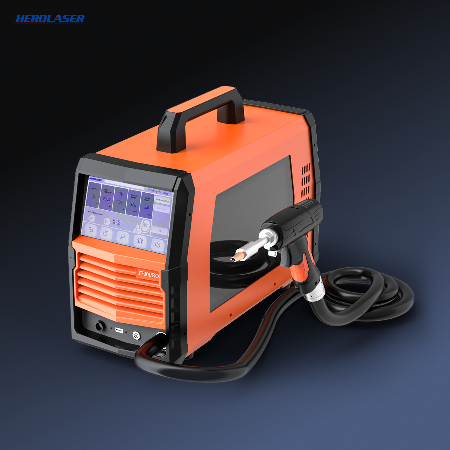 T700 Pro 700W Portable Fiber Laser Welder | Multi-Function Metalworking System