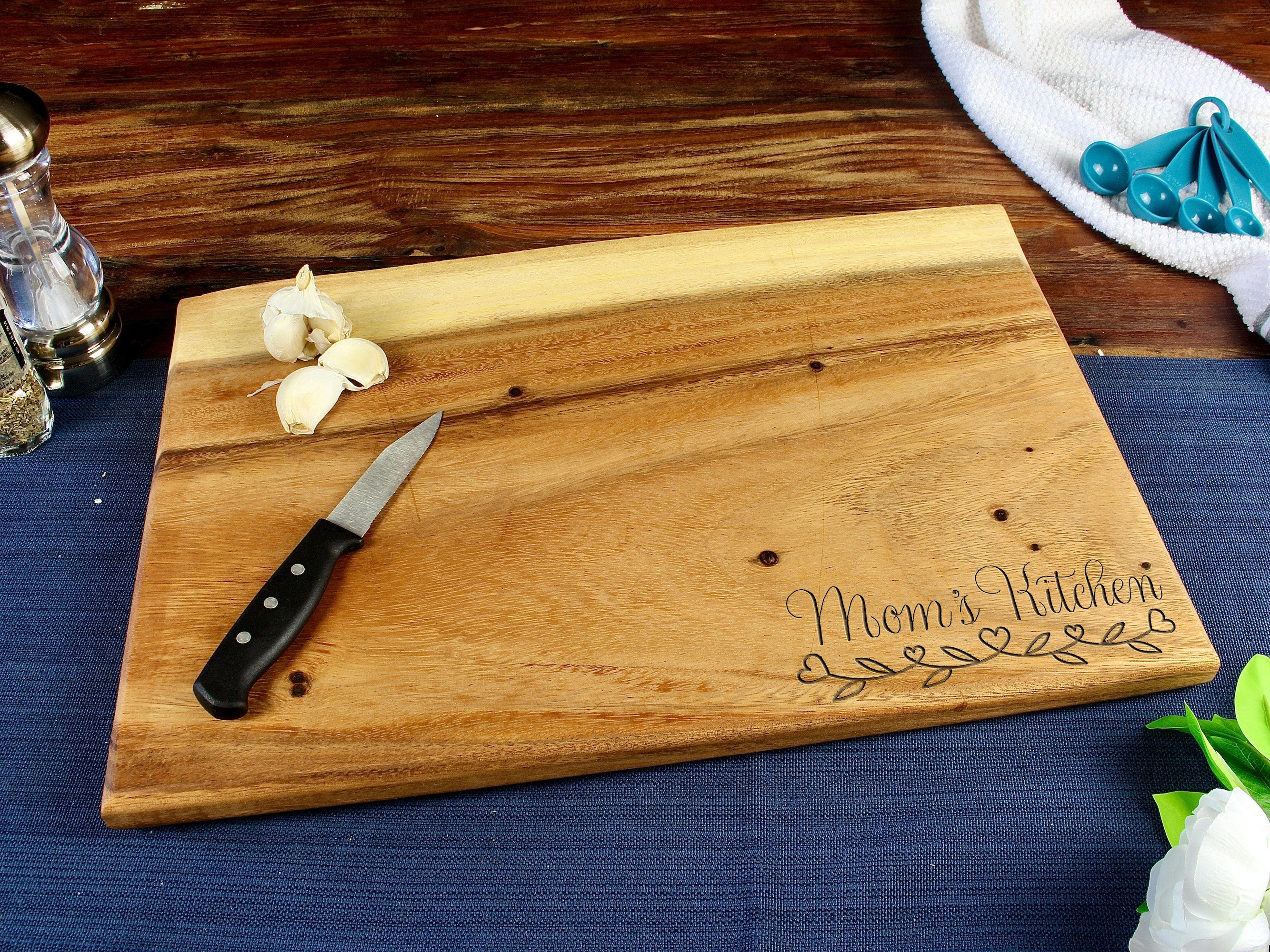 Large Live Edge Square End Board