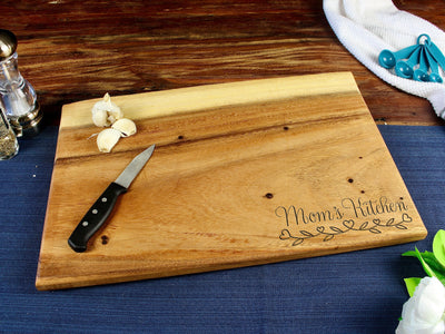 Large Live Edge Square End Board