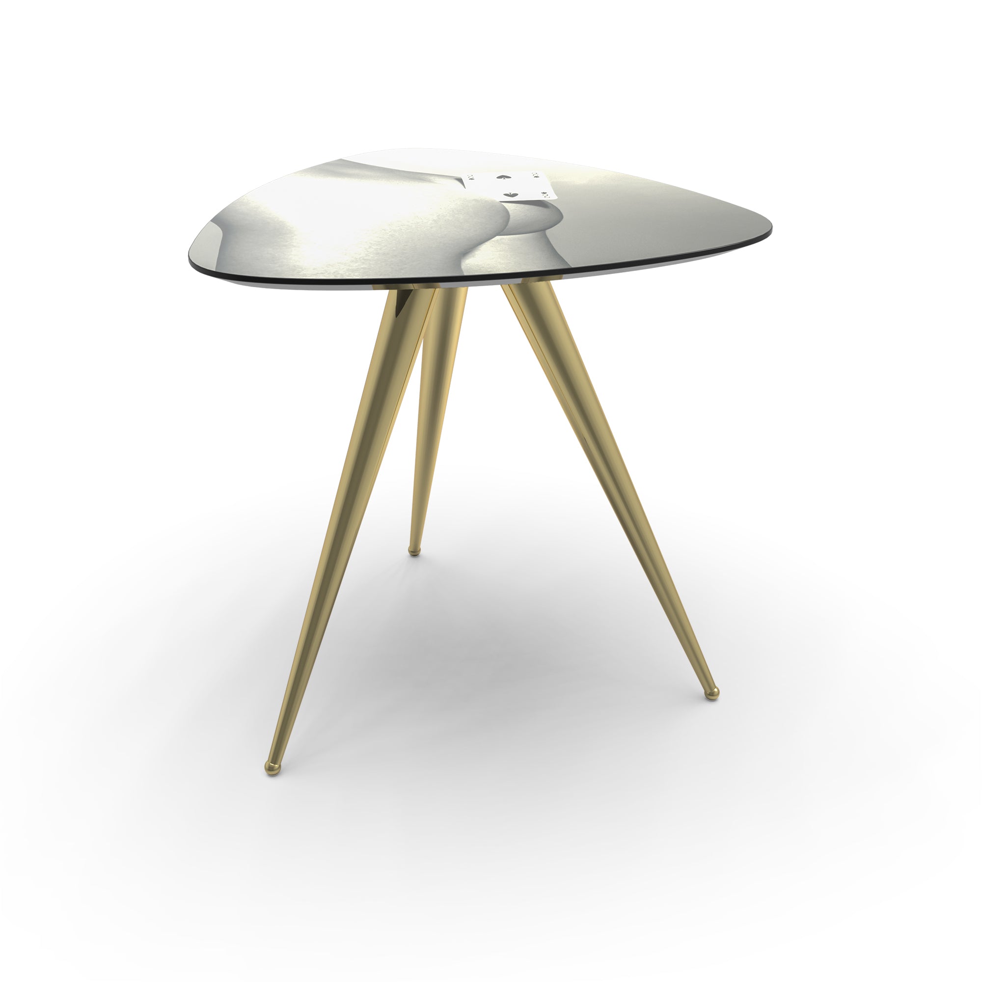 Side Table Two of Spades by DEKOR - product image 2 for Resin Society